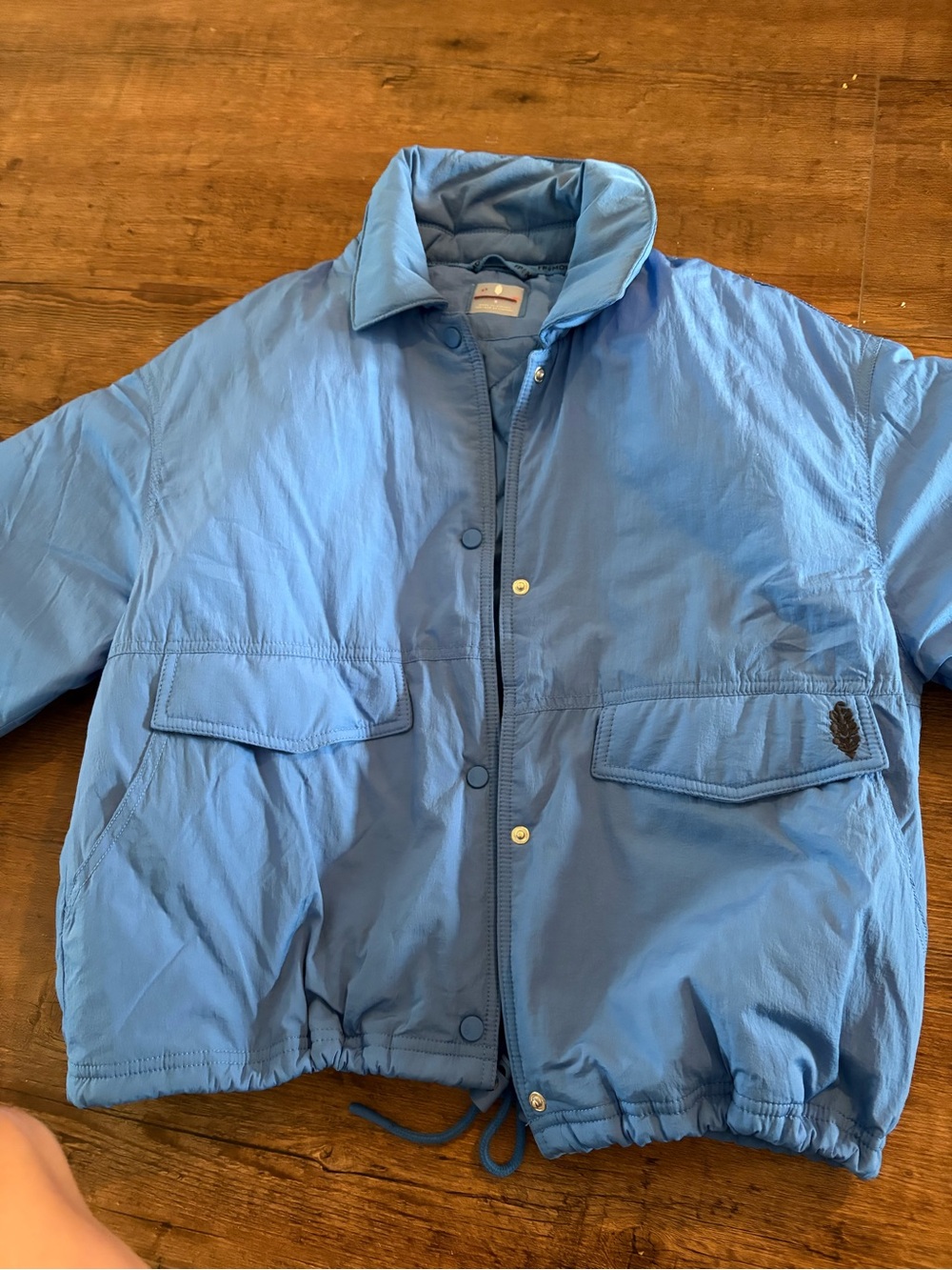 Free People Blue Puffer Jacket - Casual Outdoor Coat